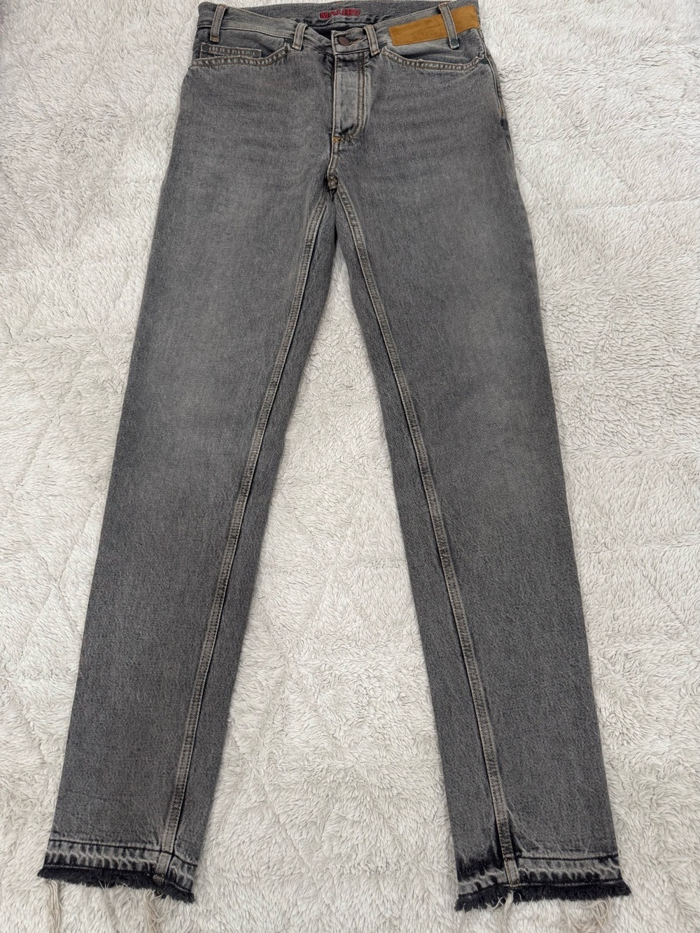 Palm Angels Grey Straight Men's Jeans